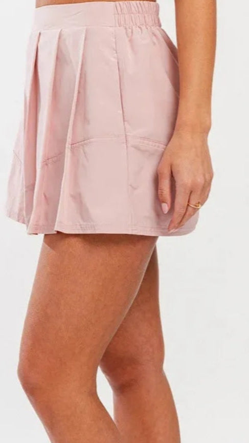 Polished-Casual Vibes Shorts-Pink