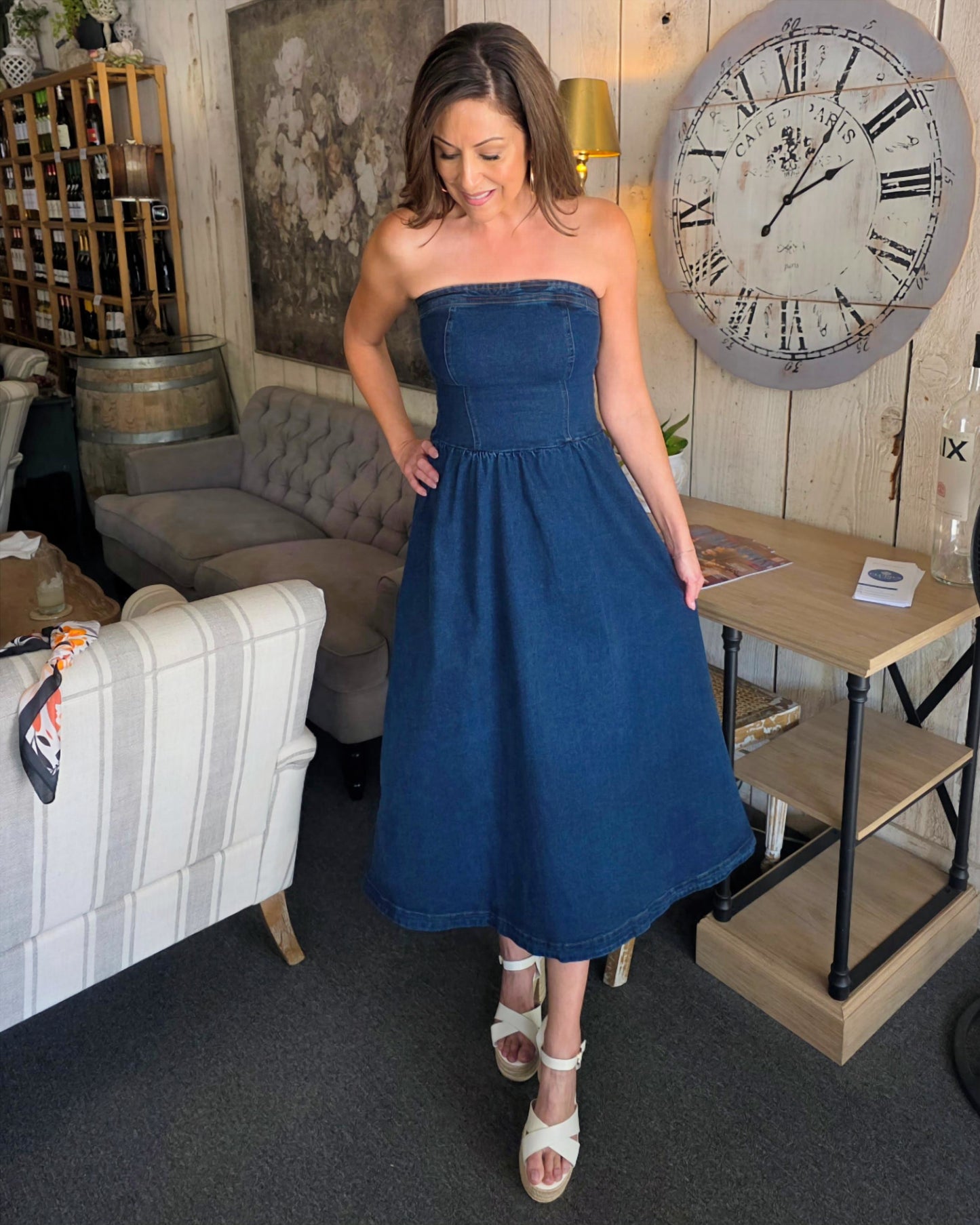 Denim & Daydreams Midi Dress