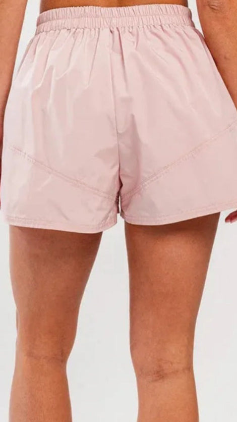 Polished-Casual Vibes Shorts-Pink