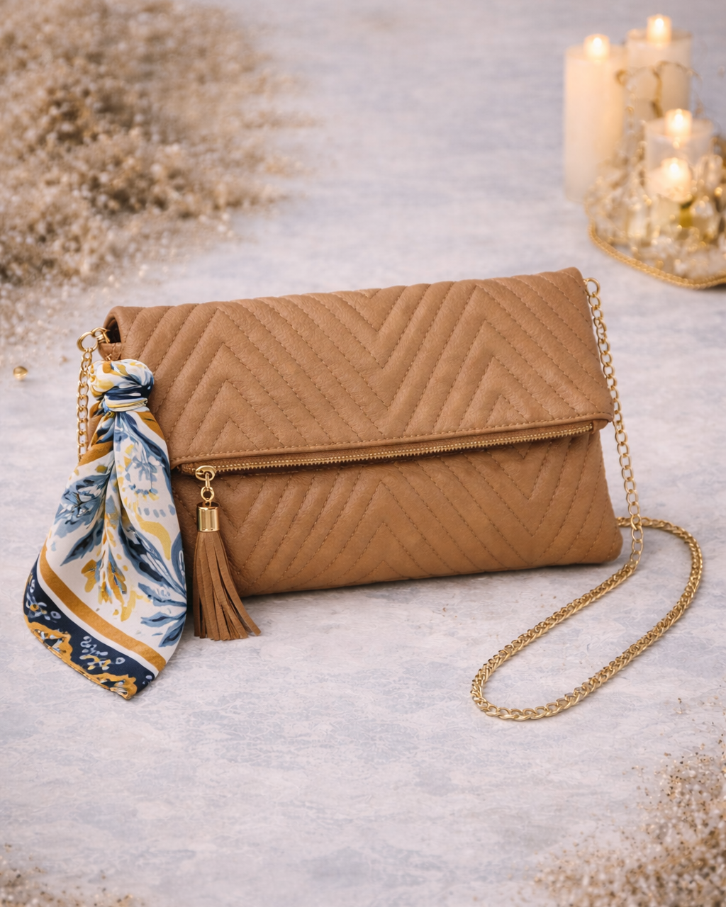 Botanical Luxe Satin Scarf