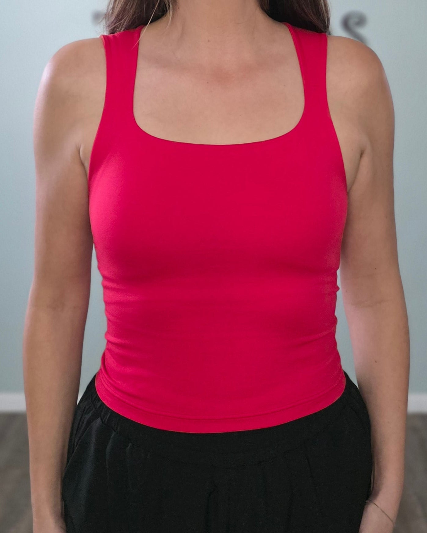 The Sculpt Tank-Red